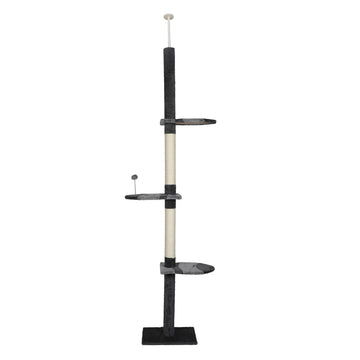 PaWz Cat Scratching Post Tree Condo Furniture Scratcher Tower 228-288 High Grey PaWz